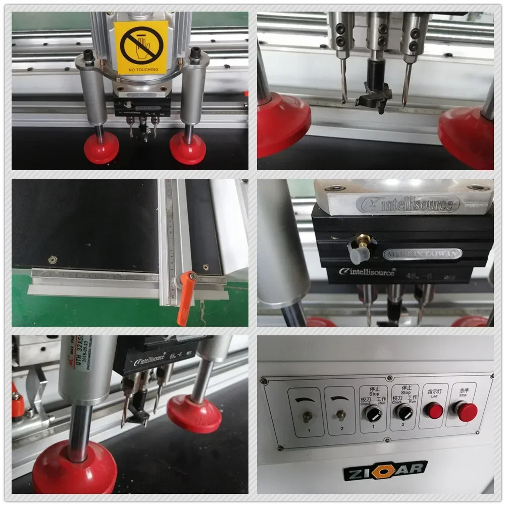 Best-selling ZICAR Woodworking Drill Hinge Wood Machine Drilling And Boring Machine