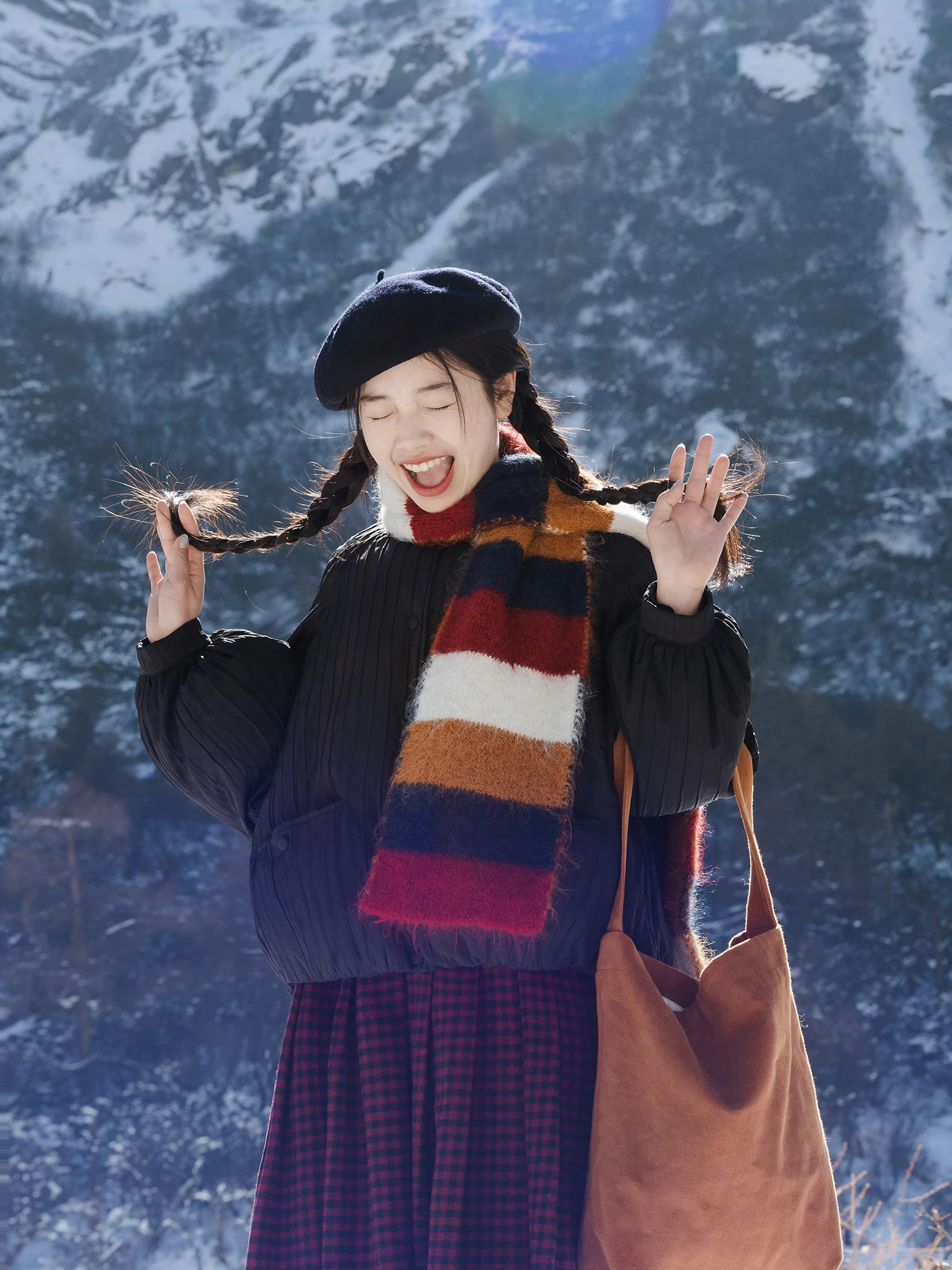 

Bla ort Du down Jaet Balloon Sle 95 White Du Feather Puffer Coat Not Puffy Commute Sle Artistic Straight Cut