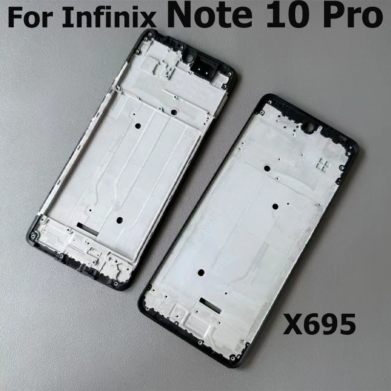 Middle Housing Frame For Infinix Note 10 Pro Front LCD Frames Holder Cover Replacement X695