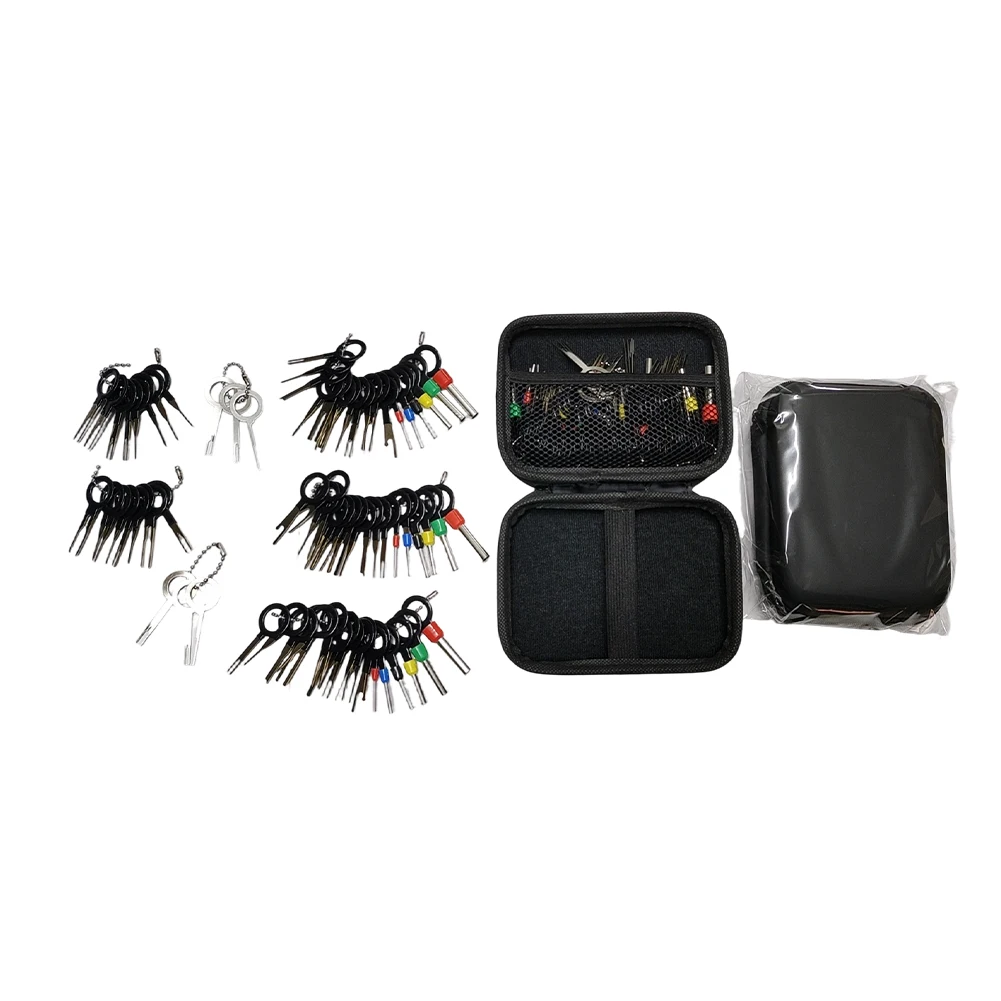 Terminal Removal Tool Kit 60Pcs for Car Connector Extractor Depinning Tools with Push Pull Action and Storage Case