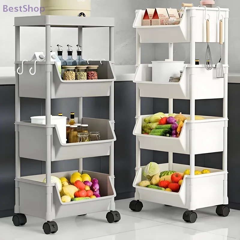 Kitchen Appliances Storage - منظم المطبخ تخزين الرف المحمول وجبة