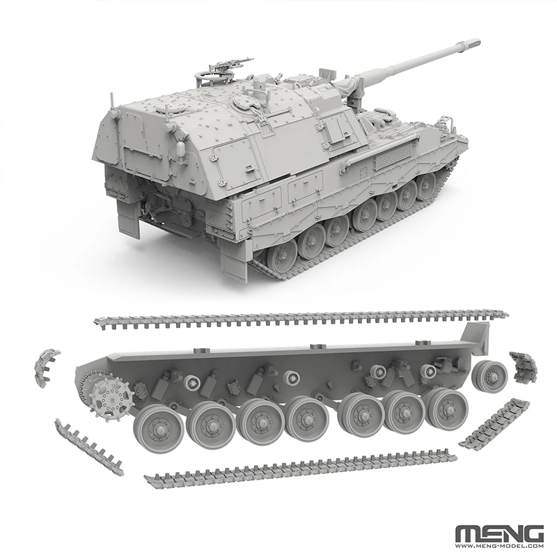 MENG العسكرية تجميعها دبابة مقياس أطقم منمذجة 72-008 الألمانية PZH2000 ذاتية الدفع هاوتزر 1/72 لعبة لتقوم بها بنفسك جمع