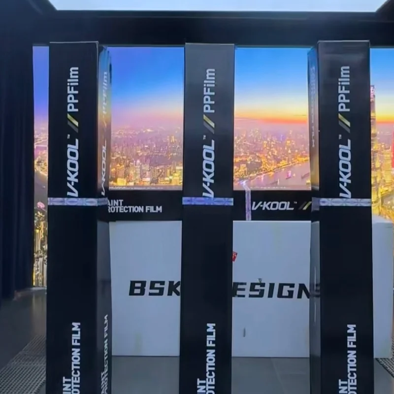 

VKOOL PPF Прозрачная защитная пленка для автомобильной краски, глянцевая, восстанавливающая, прочная, точная, толстая, пятистандартный материал ТПУ
