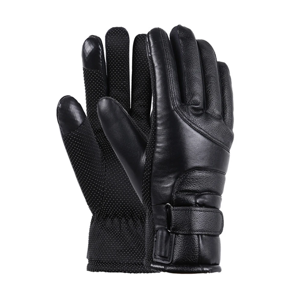 

USB Winter Electric Warming Gloves Soft Thermal Heated Gloves Hand Warmers Winter Outdoor Warm Gloves for Fishing Riding Cycling