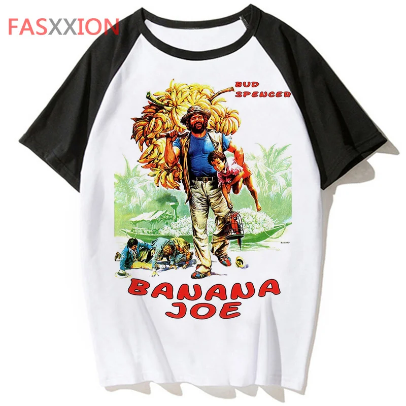 Bud Spencer clothes men grunge couple kawaii ulzzang white t shirt tshirt white t shirt graphic tees women