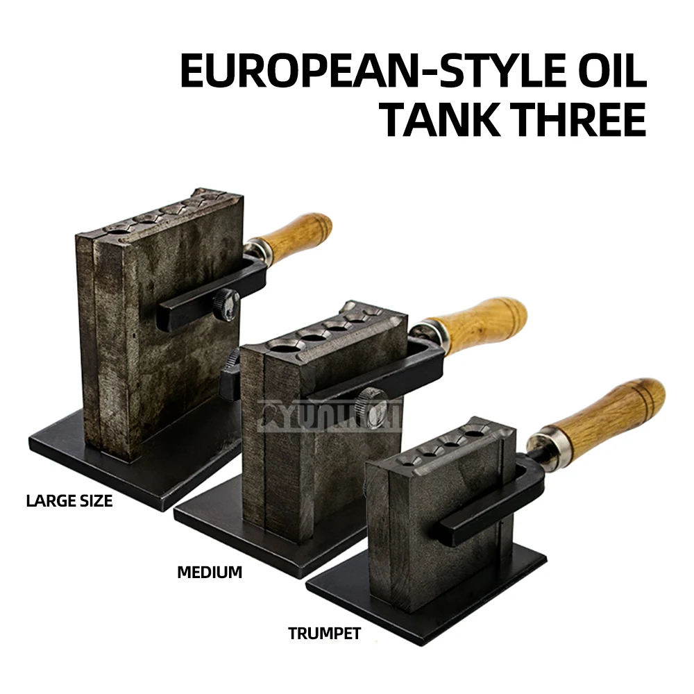 

EU Style Large Oil Tank Mold Molten Gold Silver Mold Oil Tank Jewelry Metal Smelting Iron Trough Forming Tool