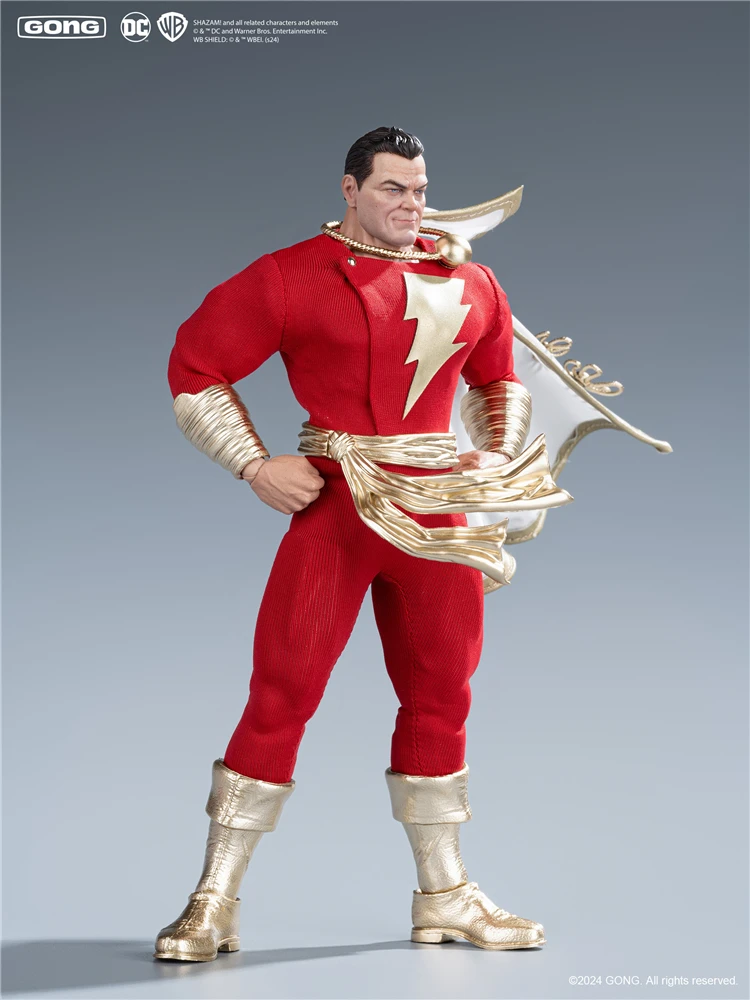 In Stock Authentic Resonance GONG DC Heaven Descends Superman Shazam 1/12 Action Figure Official Version The Hand-made Figure