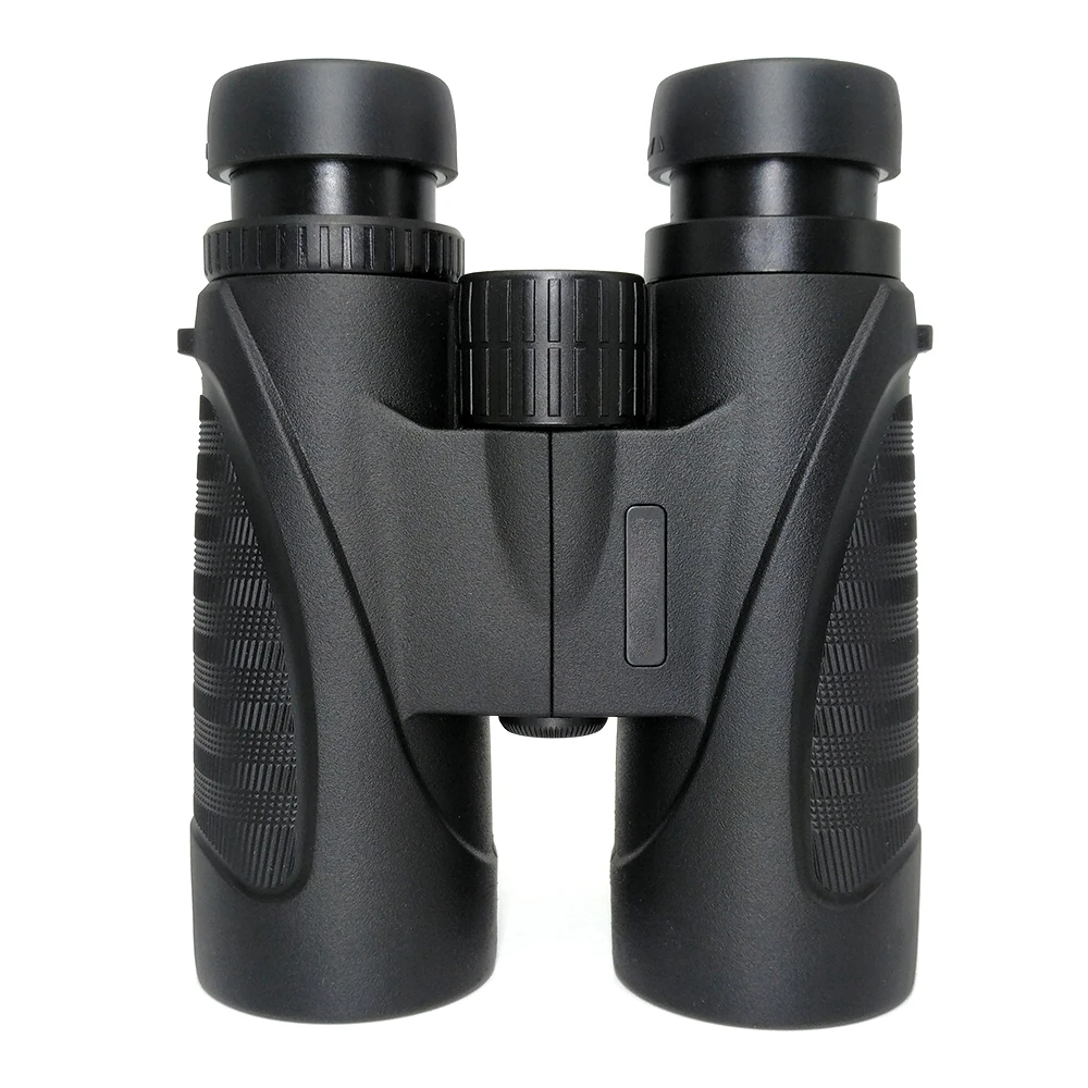 Binoculares para adultos 10x42 con soporte para teléfono inteligente, mini telescopio para observación de aves y iluminación roja