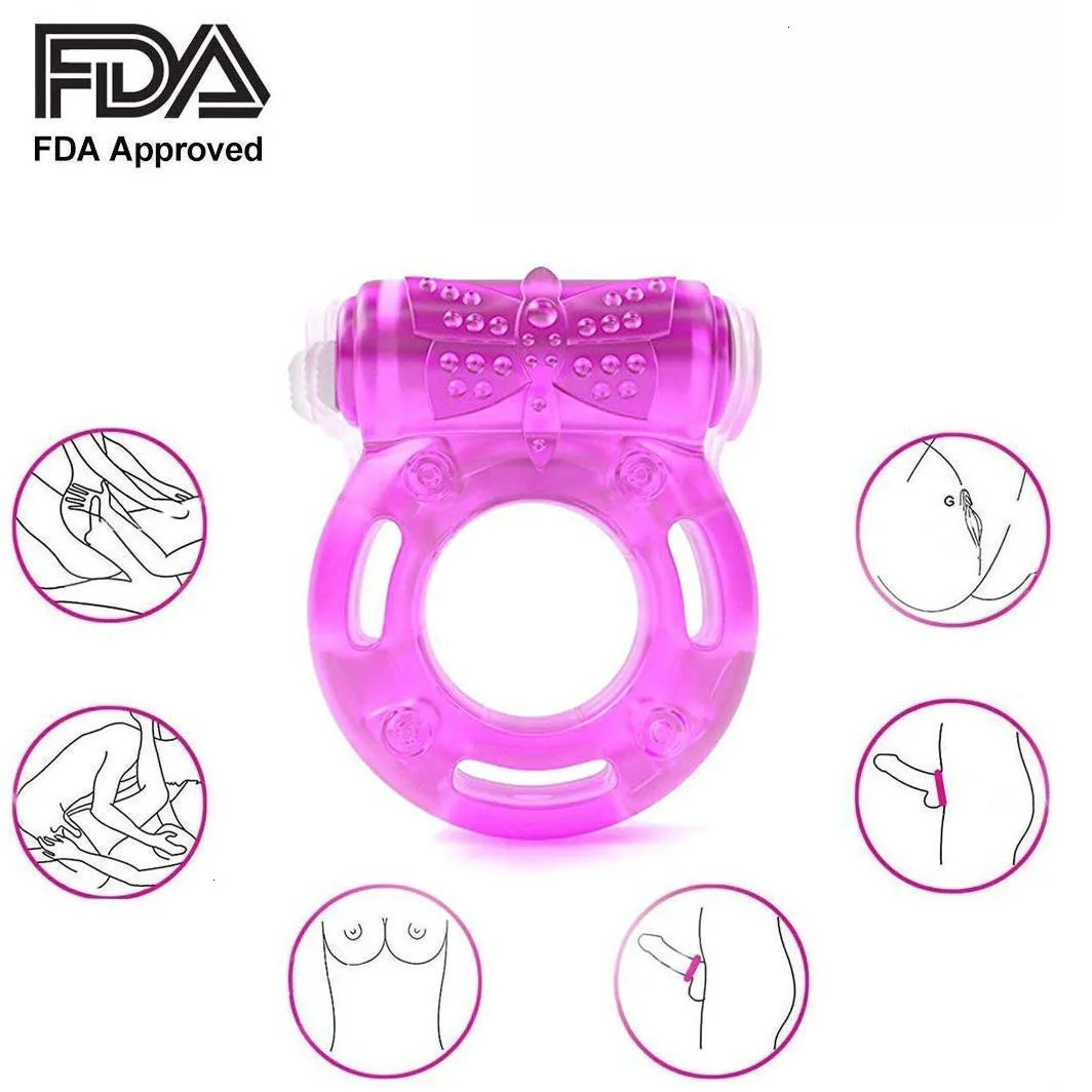 Anillo vibrador para el pene, herramientas de masturbación masculinas, estimulador del clítoris, accesorios eróticos, tienda de juguetes sexuales