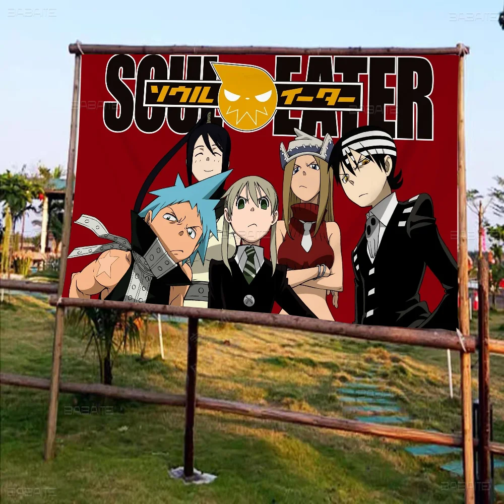 Anime Soul Eater Advanced Printing Commercial Advertising Flag Company Party Banner