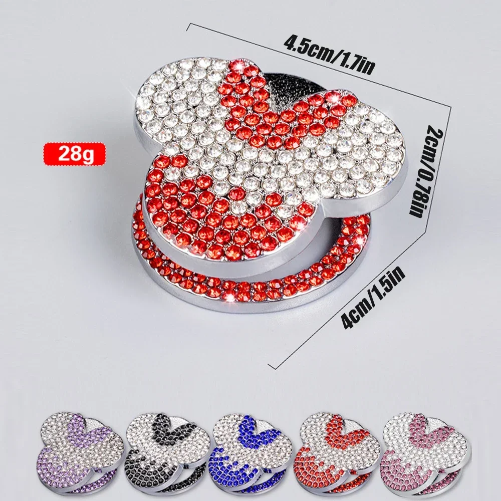 Car Cute Push to Start Button Cover Accessories,Bling Crystal Car Engine Start Stop Button Cover,Car Decoration Interior Sticker