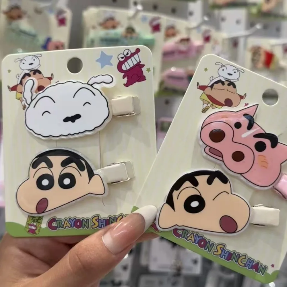 

Crayon Shin-chan Hairpin Cute Cartoon Originality Bangs Hair Clip Headwear New Fashion Delicate Personality Headwear Gifts