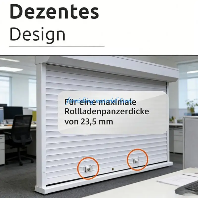 Y5GD 8Pcs Plastic Roller Blind Stops Heavy Duty Blind Stops Upgrades for Enhancing Curtain Functionality & Aesthetic Value