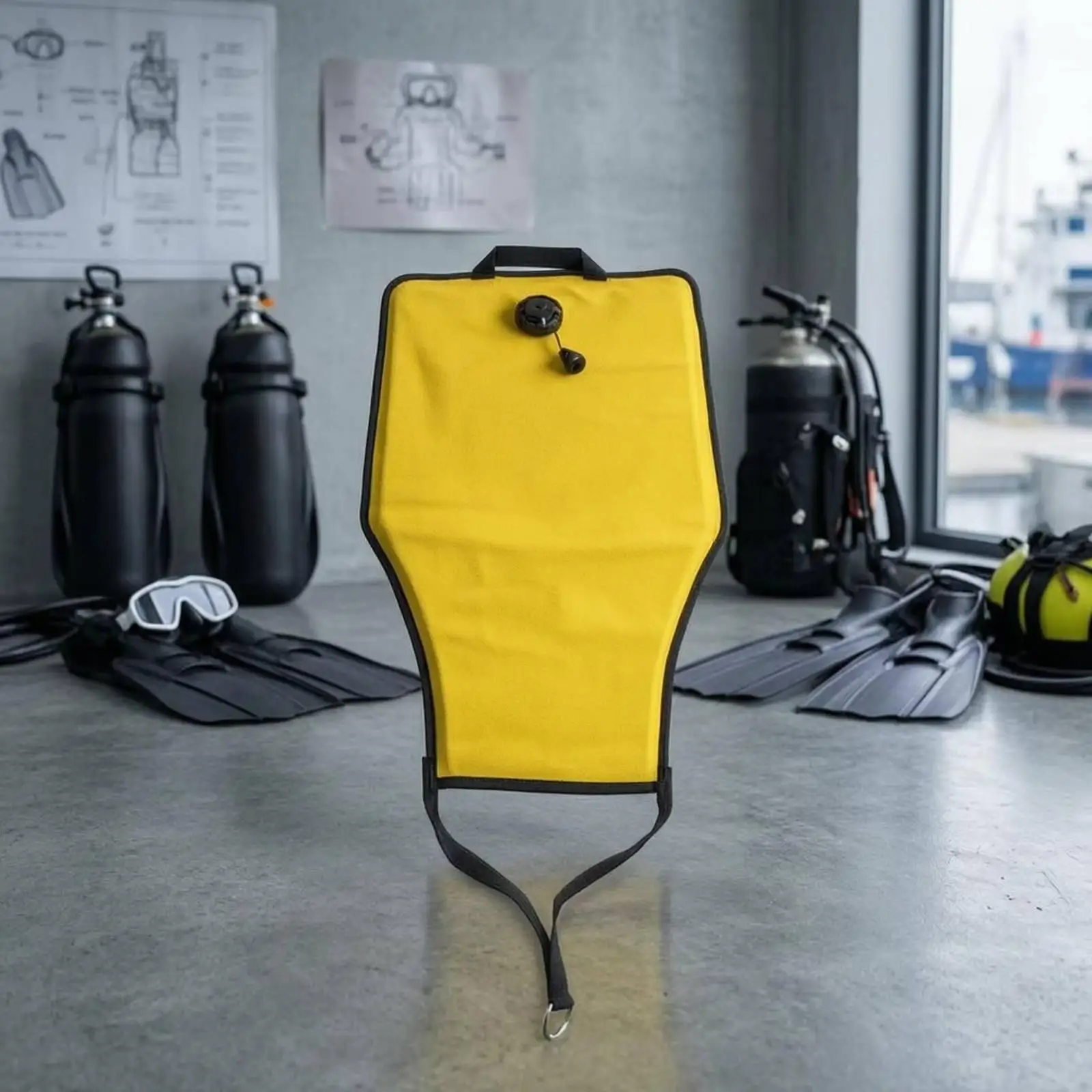Buoyancy Device Underwater Lift Bag 30lb Diving Accessories Storage Bag for Marine Salvage and Cleanup