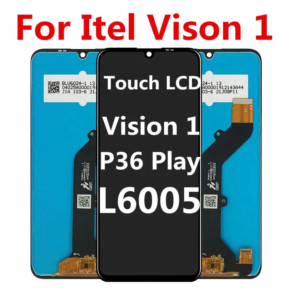 

6.1inch Original For Itel Vision 1 L6005 LCD Display Touch Screen Digitizer Assembly Replacement For Vision1 LCD Repair Parts