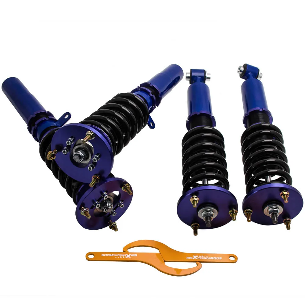 Coilovers Suspension Struts For BMW E39 5 Series 520i 523i 525i 528i 530i 540i Shock Adjust Height Coilover Lowering Kit