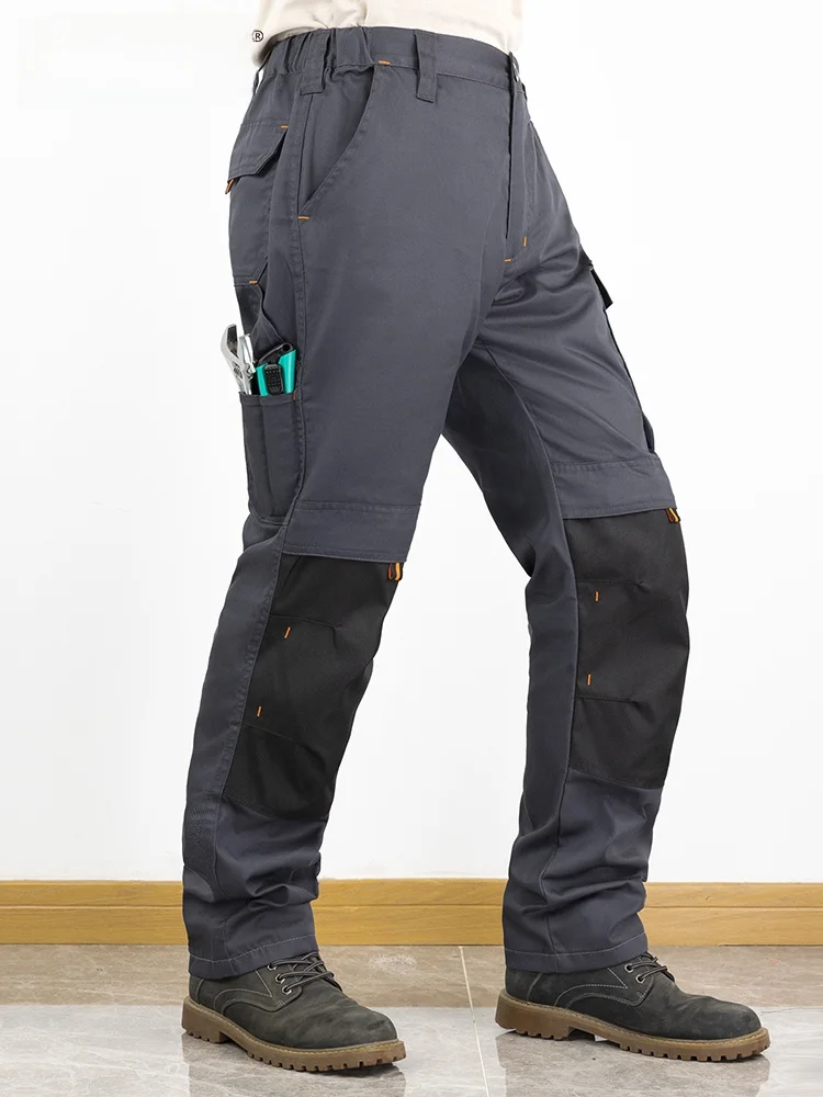 

Men's Workwear Pants Multiple kets Loose Straight Legged Outdoor Wear Durable for Heavy Du Work Spring Summer