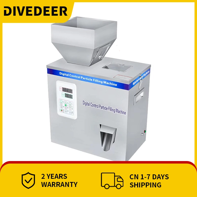 DIVEDEER Kommerzieller automatischer Pulverspender für Geschmacksrichtungen, Kaffeepulver, Goji-Beeren-Spender, schnelle quantitative Waage