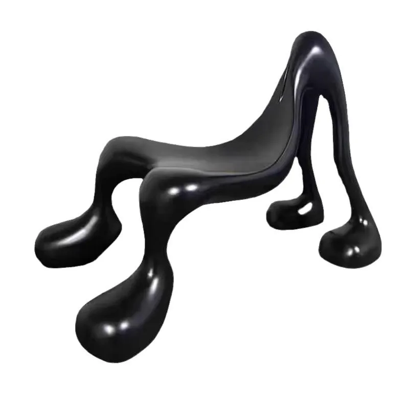 

Nordic designer Mickey leisure chair special-shaped Internet celebrity four-legged back chair model room club hotel art ornament