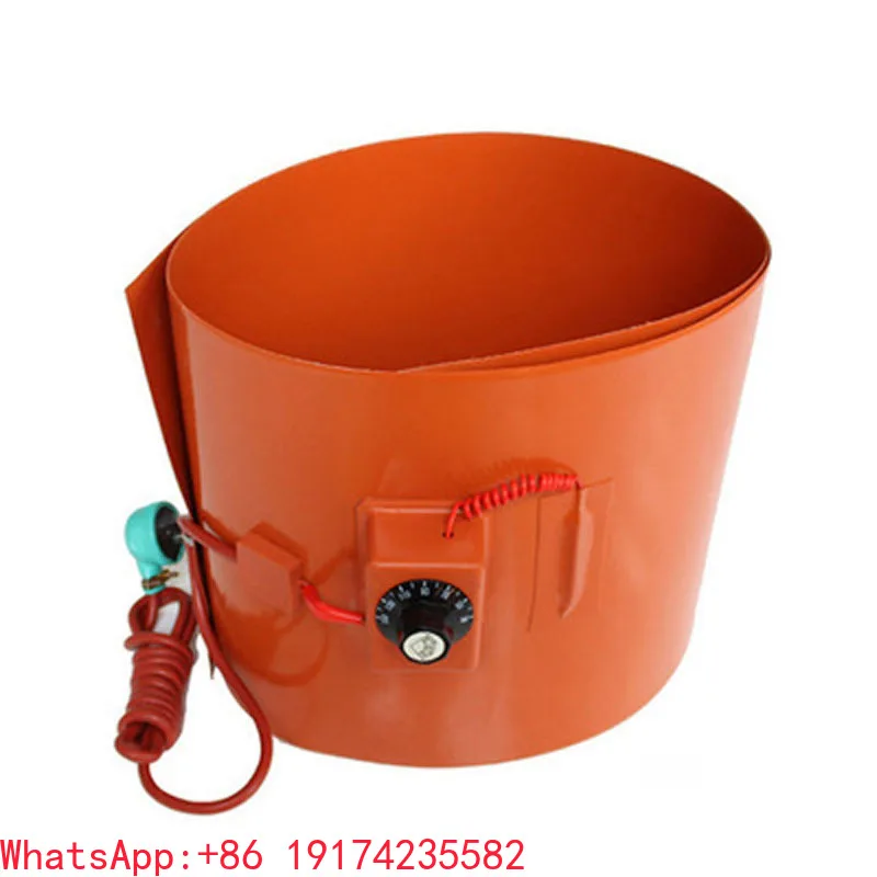 2025 Customizable 200L Oil Drum Silicone Heating Belt Silicone Rubber Heater 1740x250mm 2000W (Service Life More Than 10 Years)