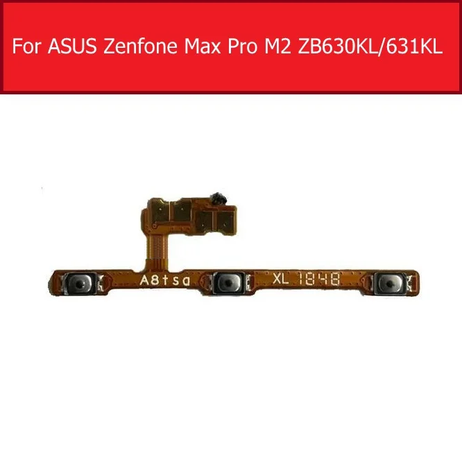 

On/off Volume Power Button Flex Cable For ASUS ZenFone Max Pro M2 ZB630KL ZB631KL X01BDA Replacement Repair Parts