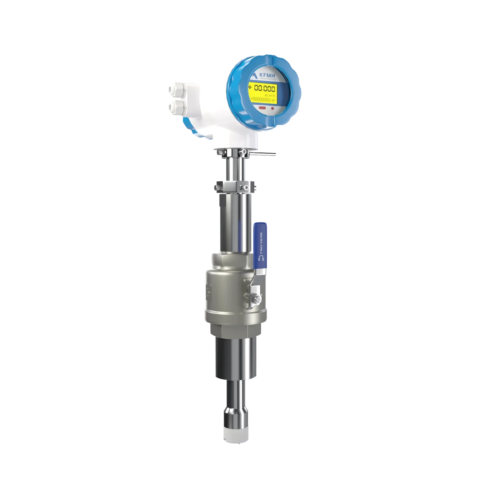 8inch Remote Type Flowmeter Ball Valve Connection Insertion Electromagnetic Flow Water Meters