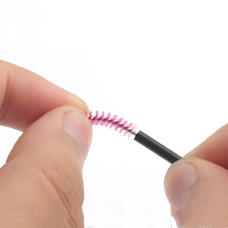 Brosses d'extension de cils, peigne pour les yeux cassés, baguettes de mascara réutilisables, applicateur cosmétique, outils de finition des cheveux, 50 pièces