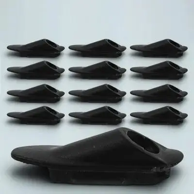 

15Pcs Embedded Brake Line Clamp for Bike Cable Management Smooth Riding Experience Cable Protection Single Hole Pipe Clamp