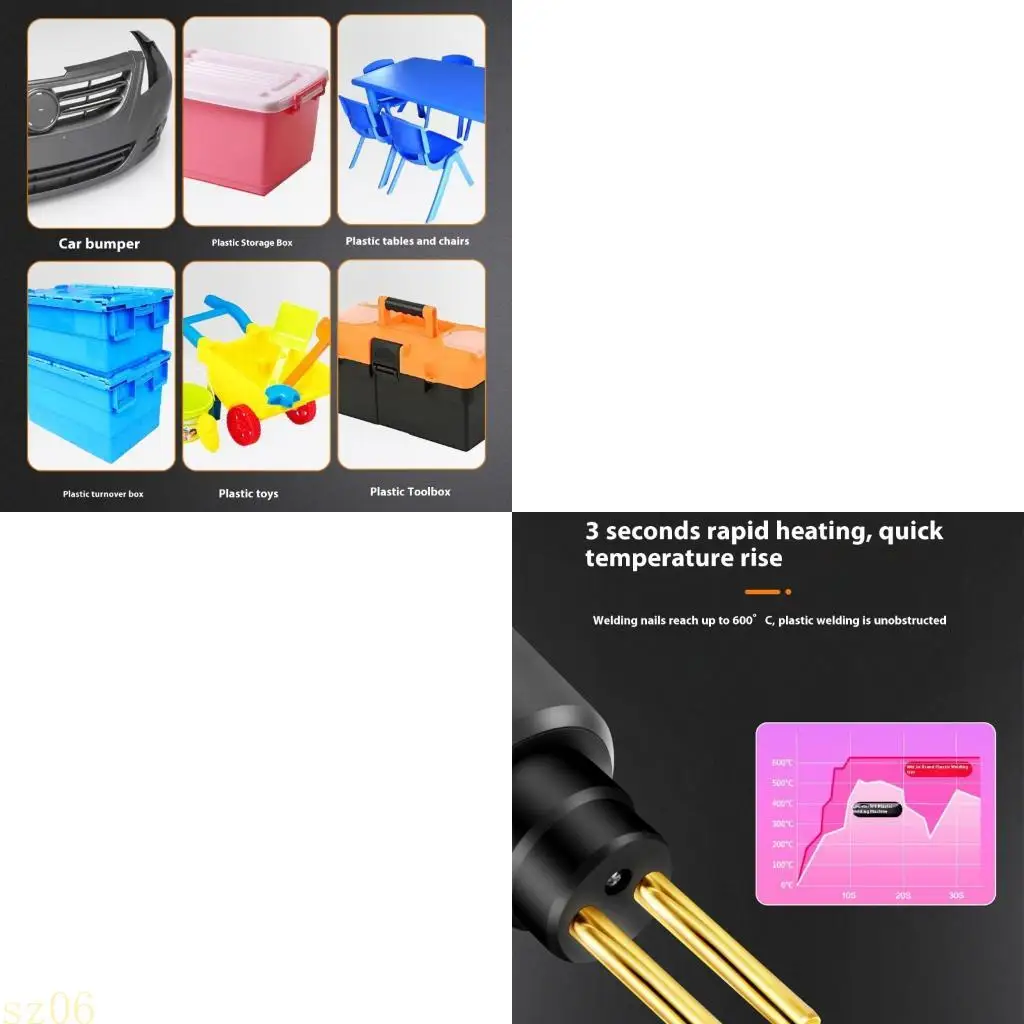 

Q2Q4 Portable Plastic Bumper Repair 70W Power LED For DIY Enthusiast