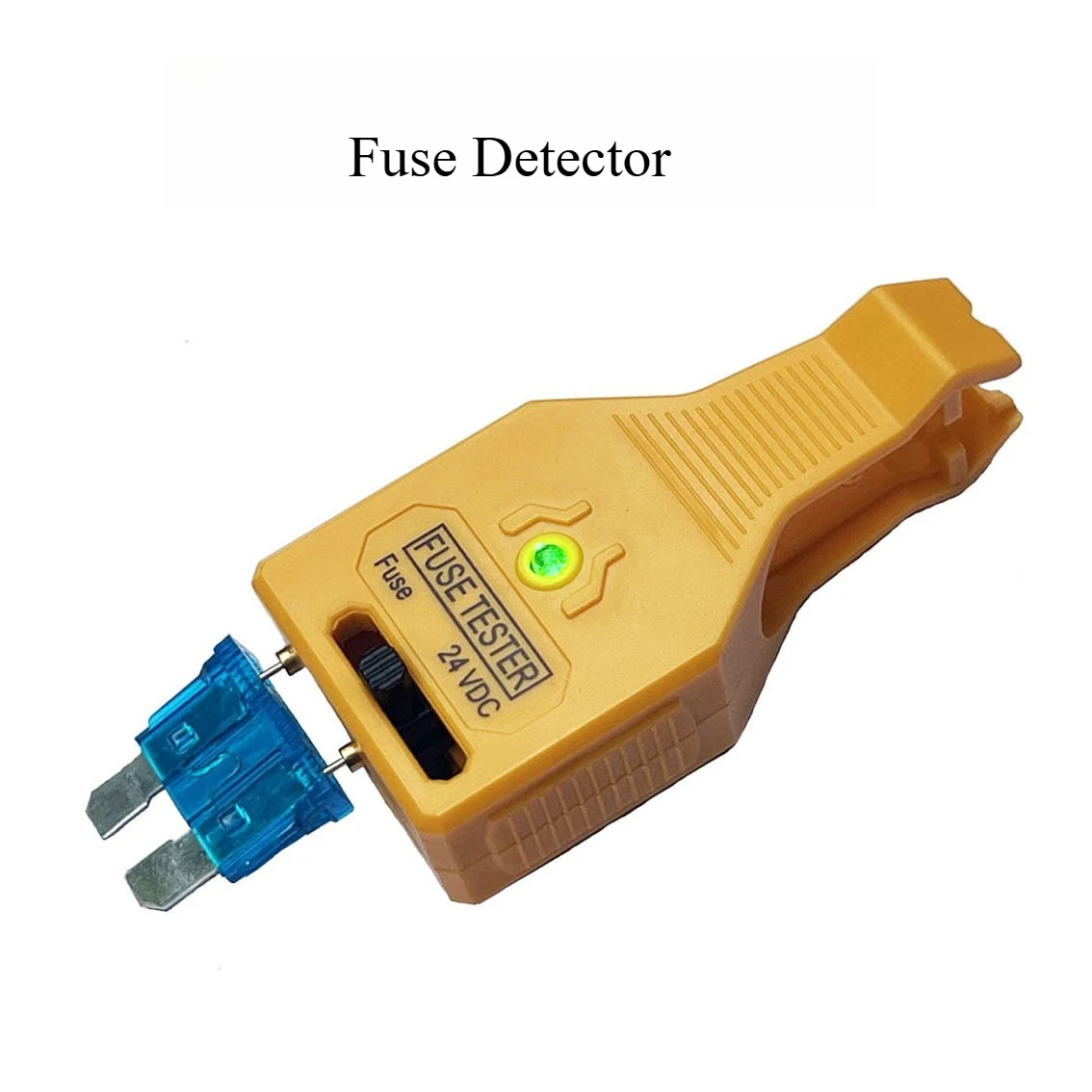 2-in-1 Fuse Tester and Puller for ATO ATC Blade Fuses  DC 12V 24V Automotive Fuse Check Tool with LED Light