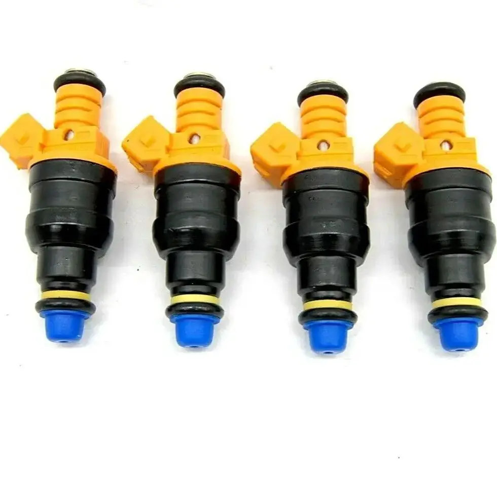 FUEL INJECTORS X4 FOR BMW 3 SERIES E30 E36 318IS 735i 735iL 635C 635i 525i 535i 3.5L 140HP M42B18 89-96 0280150714 FREE SHIPPING