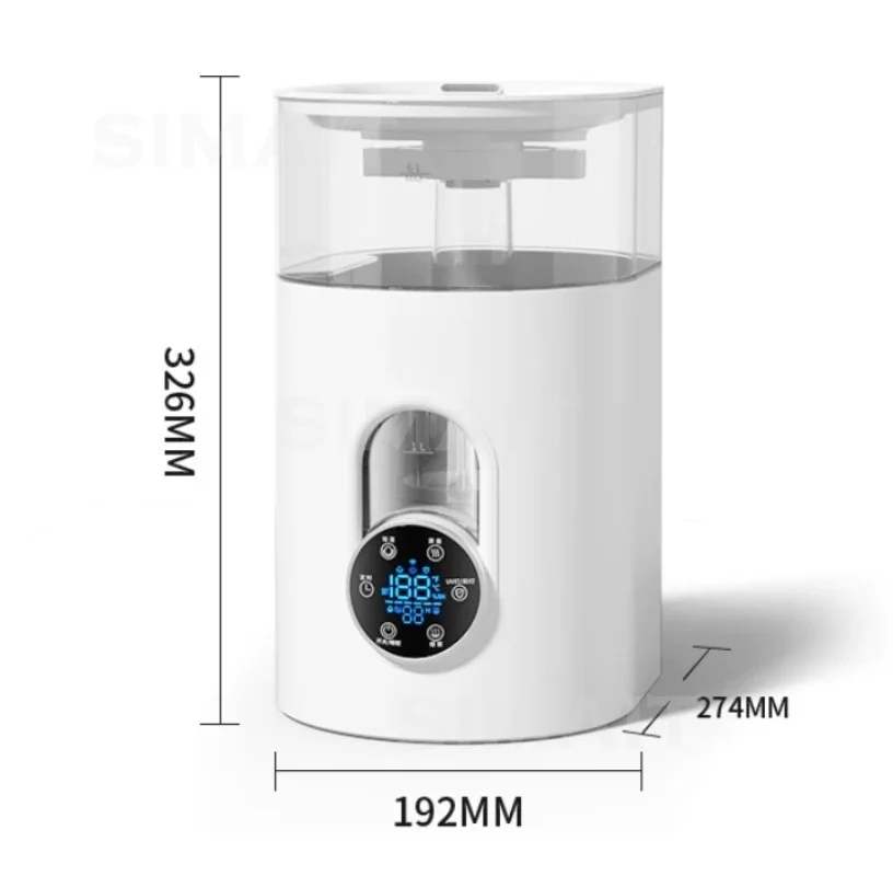 6L Warm & Cool Mist Humidifier, BPA-Free Ultra-Quiet 28dB with Auto Shut-Off, Night Light & Top-Fill for Baby Room
