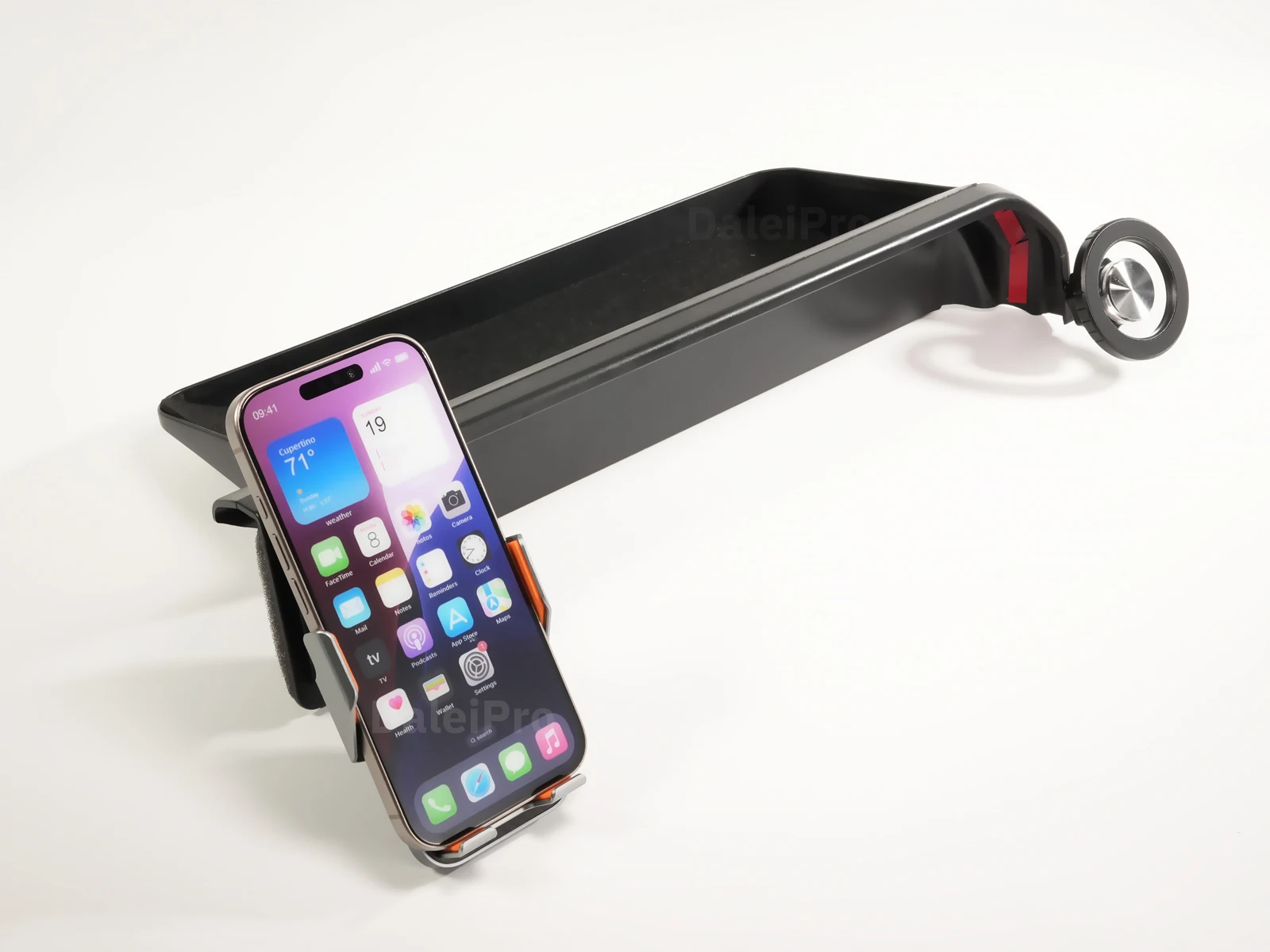 Für Toyota Prado LC250 250 2024 2025 Multifunktionale Aufbewahrungsbox Dual Telefon Halter Auto Magnetische Telefon Halter Magsafe Ladegerät – Detail 6