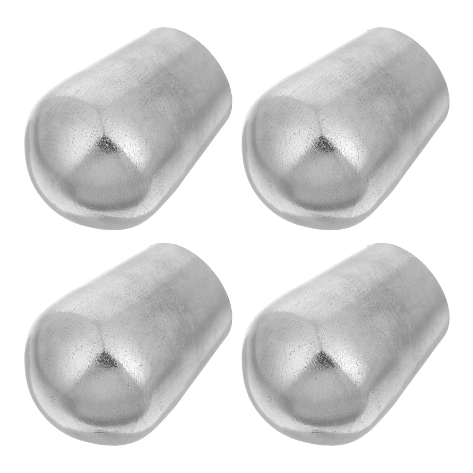 Stainless Steel Handrail End Caps for Round Tubes – 4pcs Stair Railing Guard Safety Fittings