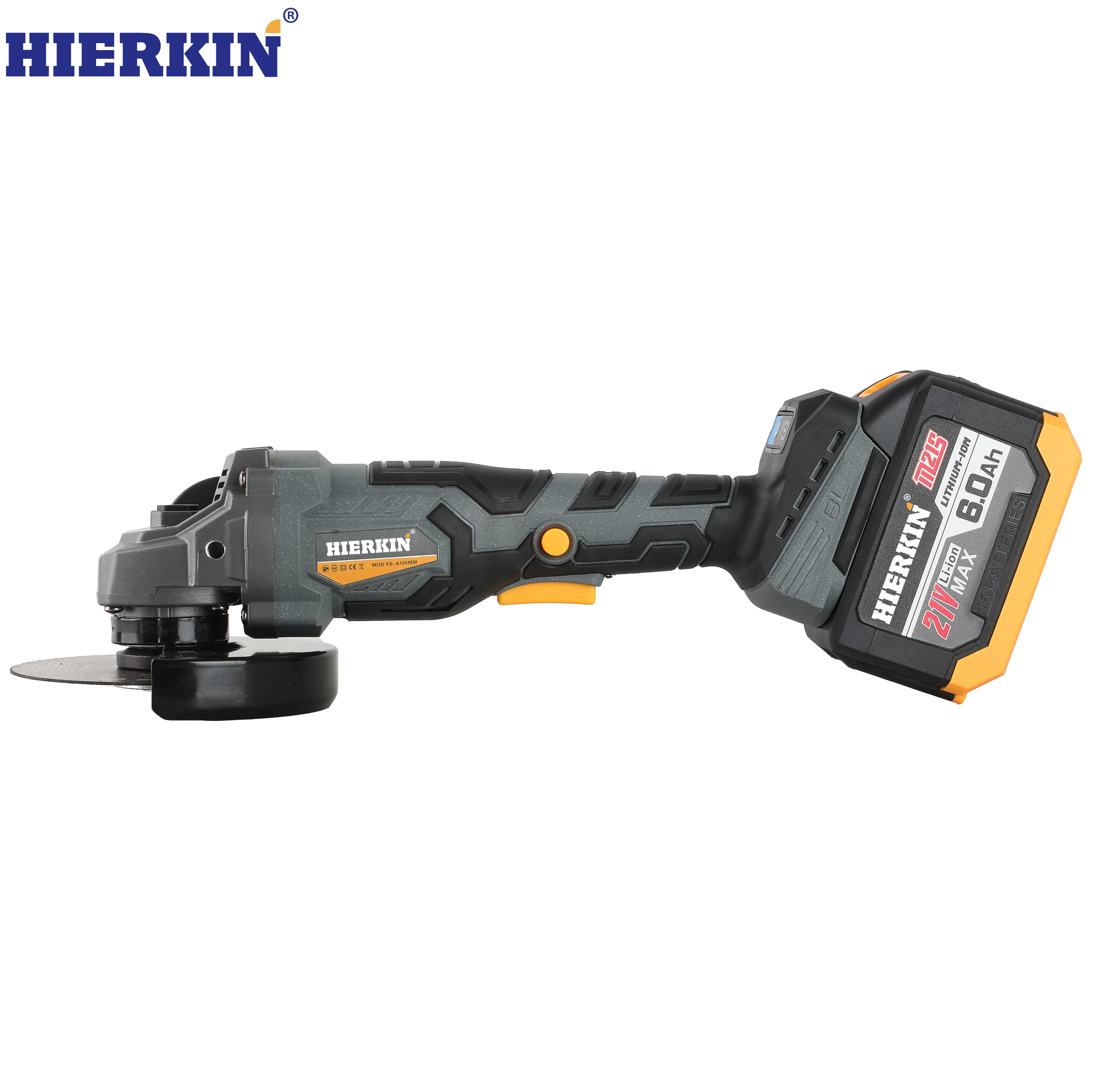 Brushless Cordless Angle Grinder M14 Grinding Machine Cutting Electric Grinder 21V for Battery Power Tool DIY Trigger view 4