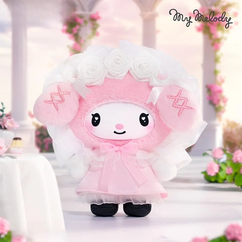

Sanrio Kuromi Melody Angel Garden Series Plush Blind Box Toy Cute Collectible Gift Cute gifts for friends