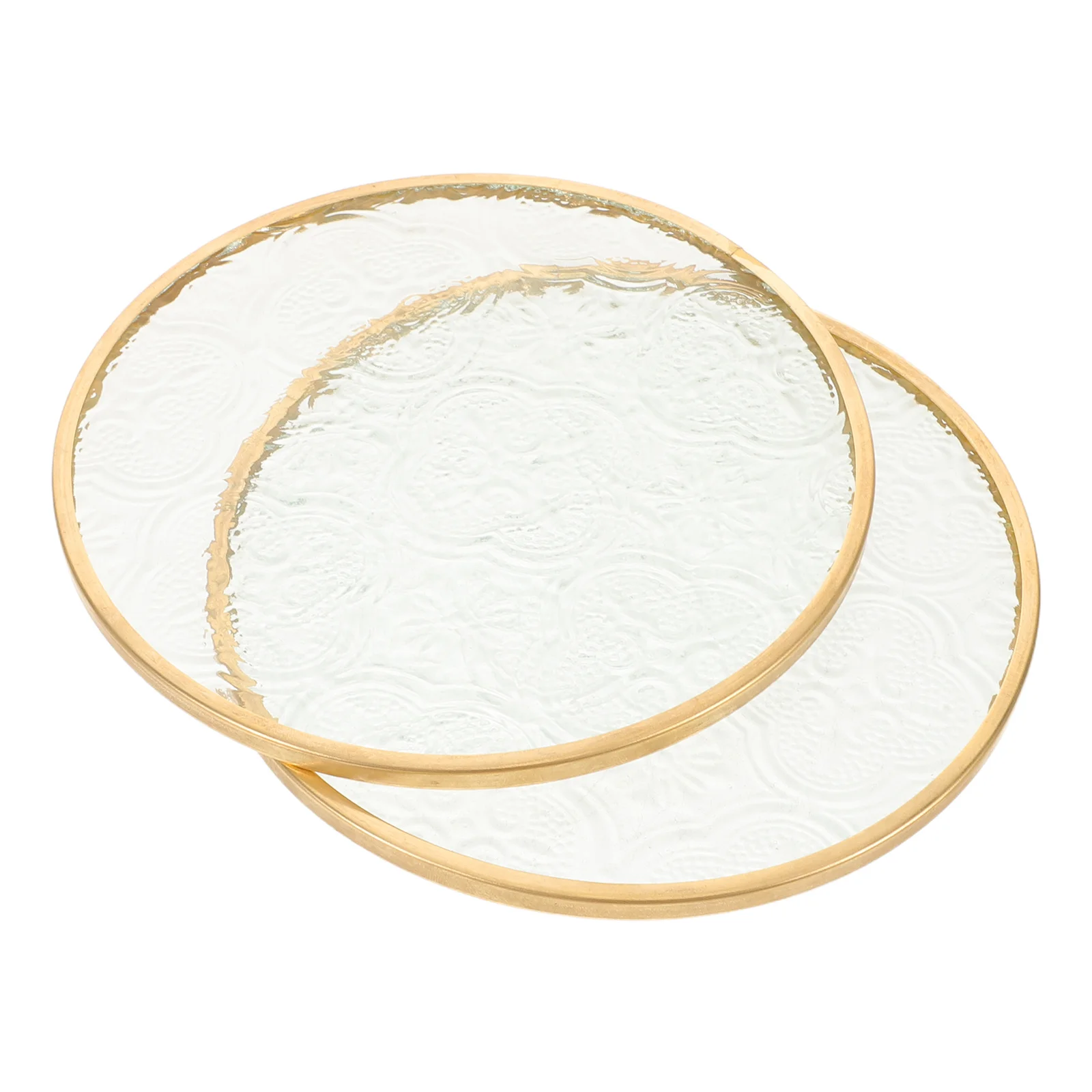 

Artistic Embossed Coaster Set Eco Friendly Material Stain Resistant Perfect for Dining Table Living Room Bar Accessory