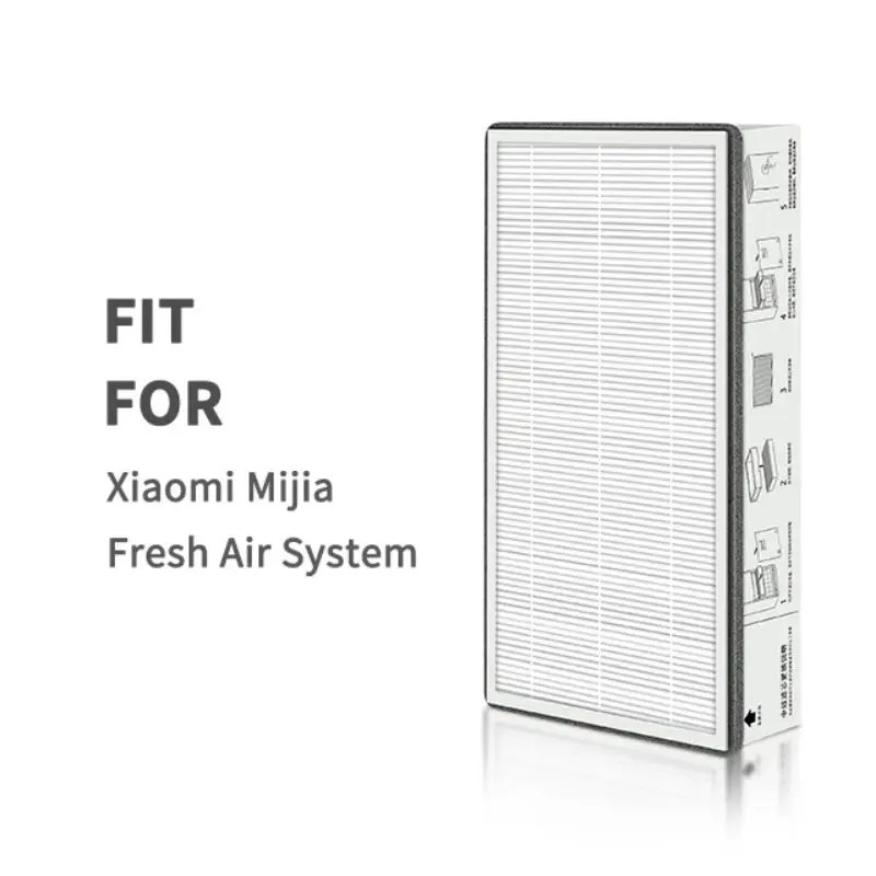 2pcs Replacement Fresh Air System Cylindrical Air Vent Hepa Filter For Xiaomi mjxfj-300,  Mijia Fresh Air System 300*165*56mm