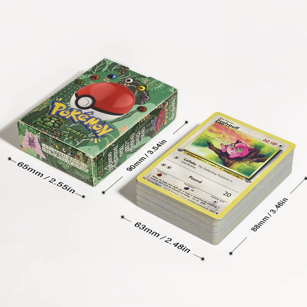 Pokémon Classic Collectible Cards Snorlax Victreebel Nidoqueen Pikachu Joteon Pidgeot  PTCG Board Games Whole Set Proxy Card