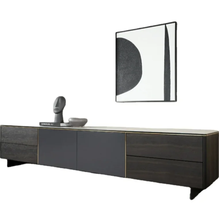 New Design Modern TV Cabinet Wood TV Stands 2022 Living Room Furniture