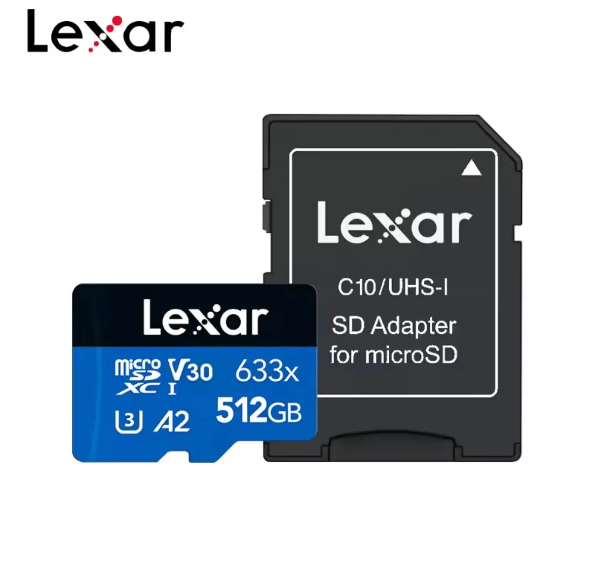 

High Capacity Lexar MicroSD TF Card 2TB 1TB V30 A2 microSDXC 4K Video Card for Action Cam Drones 512GB 256GB 128GB Memory Cards