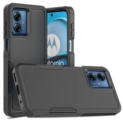 Modne etui TPU/PC do Motorola Moto G14 G54 G84 Wstrząsoodporne etui na telefon Hybrid Armor Shell Stylowe 2IN1 Dwuwarstwowa ochrona