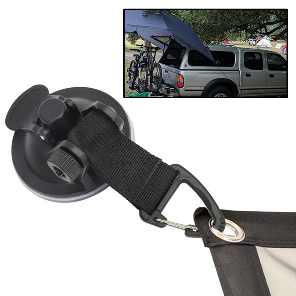 

Car Universal Outdoor Suction Cup Anchor Securing Hook Tie Down Caravan Camping As Side Awning Pool Tent Hang Convenient Sunroof