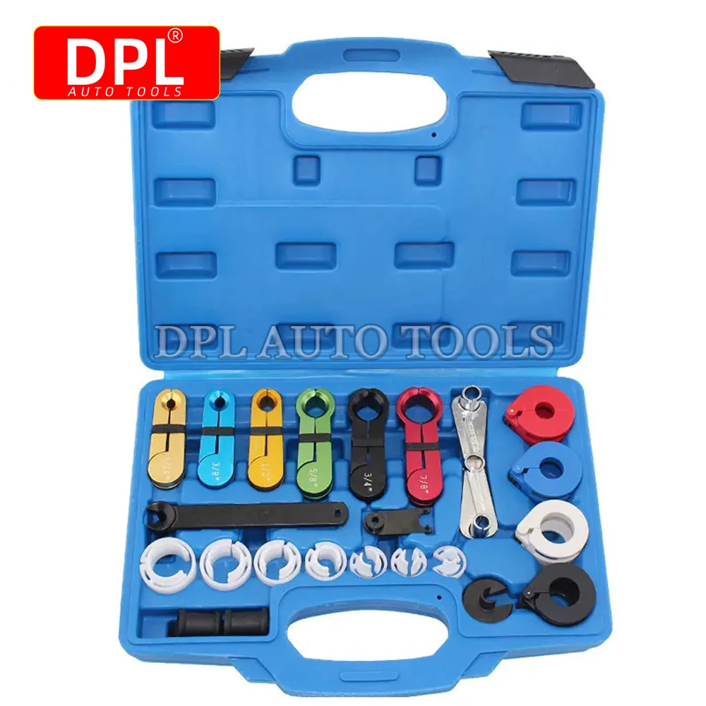 22pcs Fuel & Air Conditioning Disconnection Tool Set Automotive AC Hose Fuel Lines