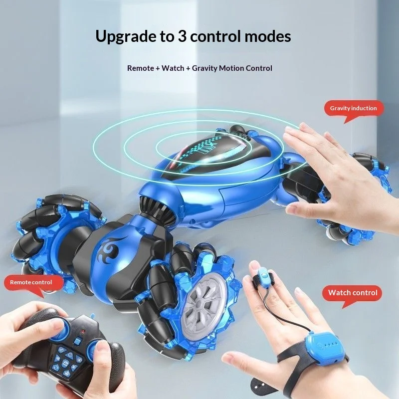 

Gesture Sensing Remote Control Stunt Twist Car High Speed Four Wheel Drive Off Road Racing Car Durable Rechargeable Easy Operati