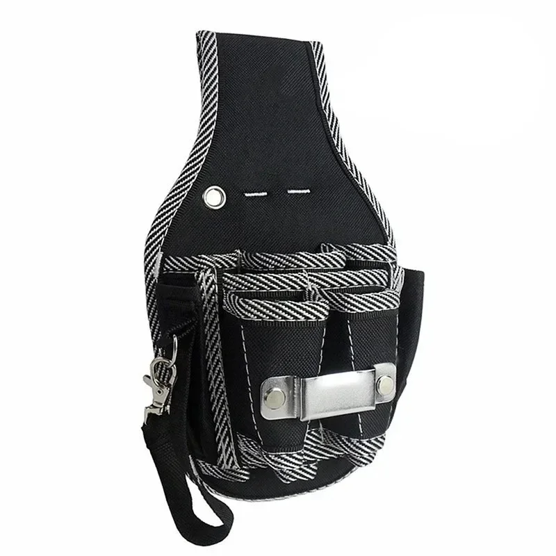 Nylon Electrician Tool Bag Multifunctional Waist Pocket Case Screwdriver Kit Holder with Pouch for Handyman Tool Belt