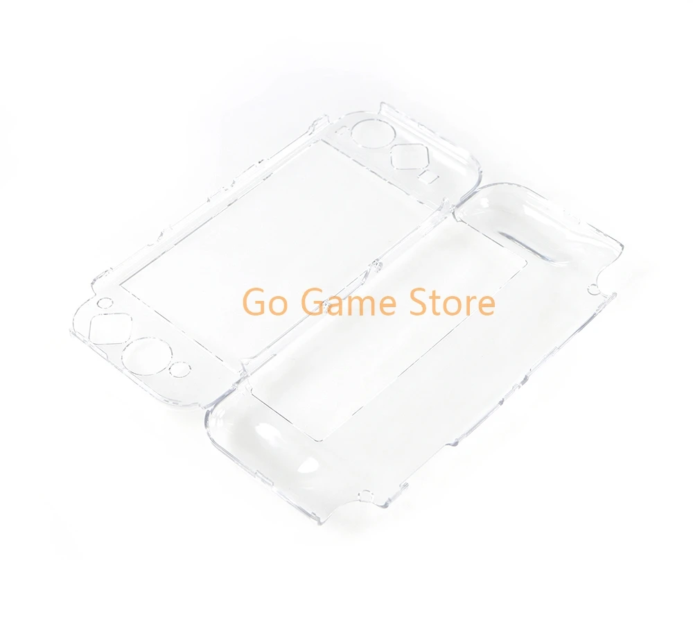 10pcs Clear Transparent Crystal Case Housing Shell Protective Cover For NS Nintendo Switch Oled