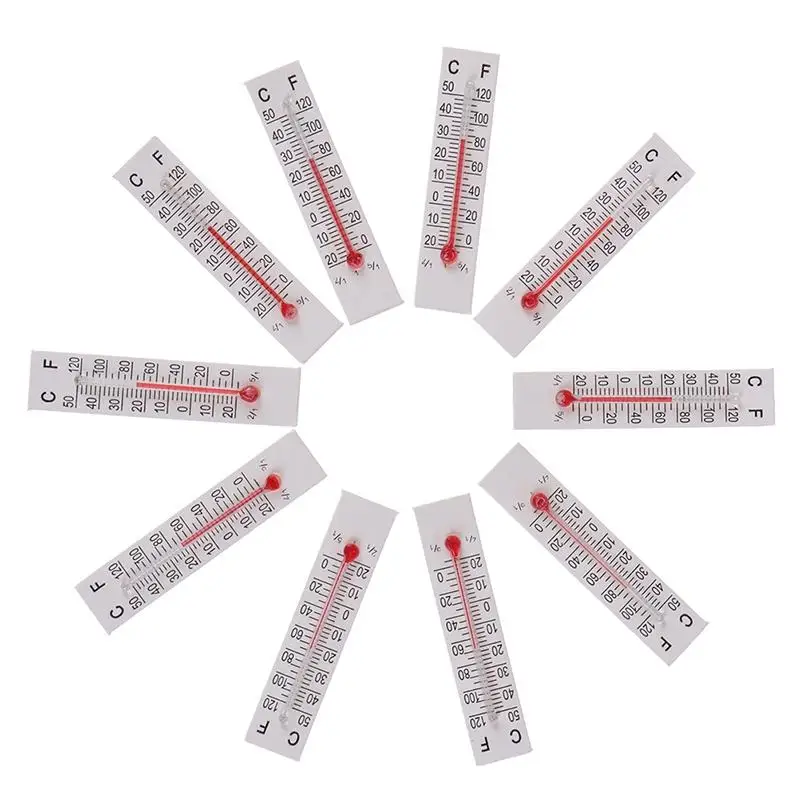 10Pcs 5cmX1.1cm Miniature Paper Cardboard  Indoor -20-50 Celsius.