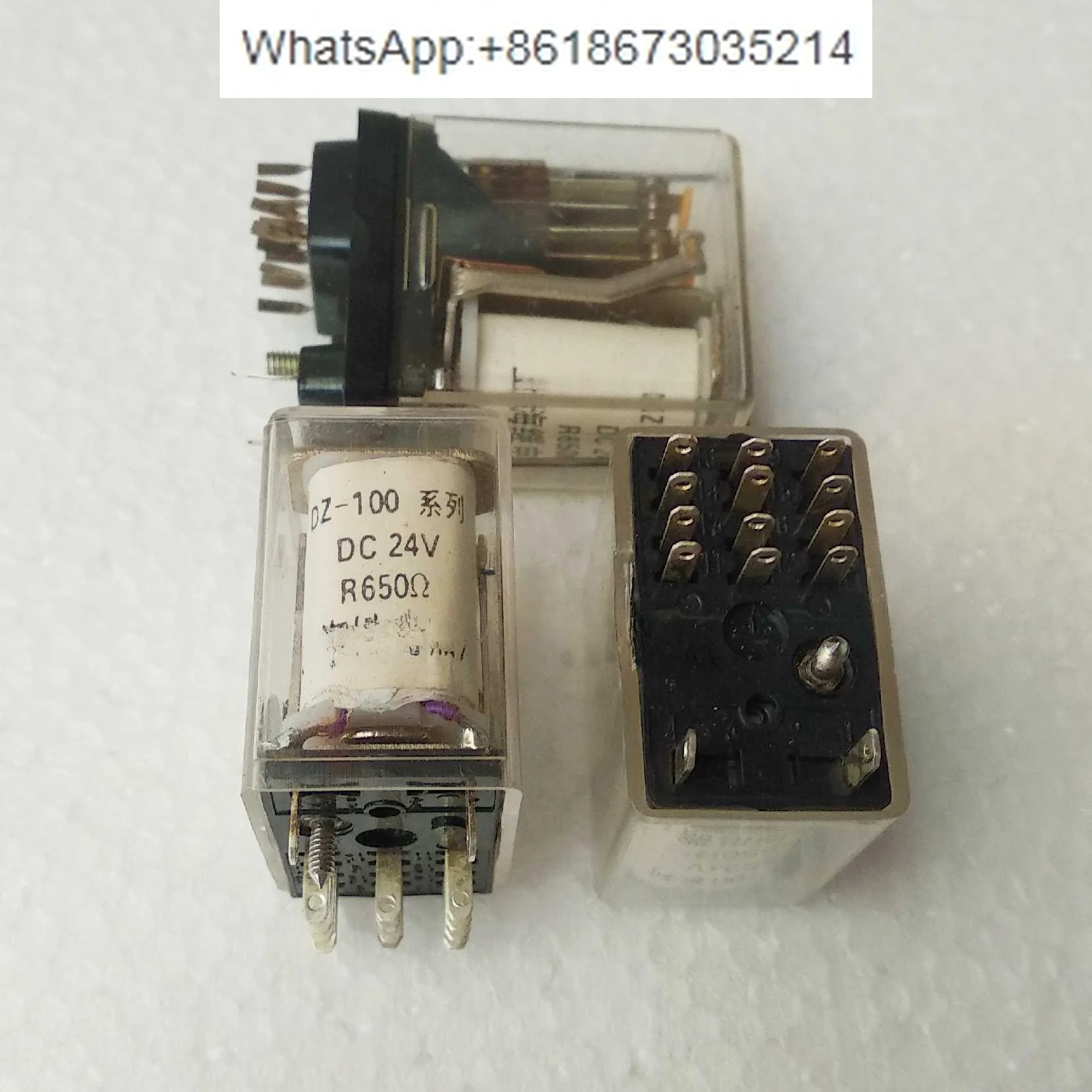 10  PCS  DZ-100 series DC24V R650 Europe, relay 4 open 4 closed 14 pins