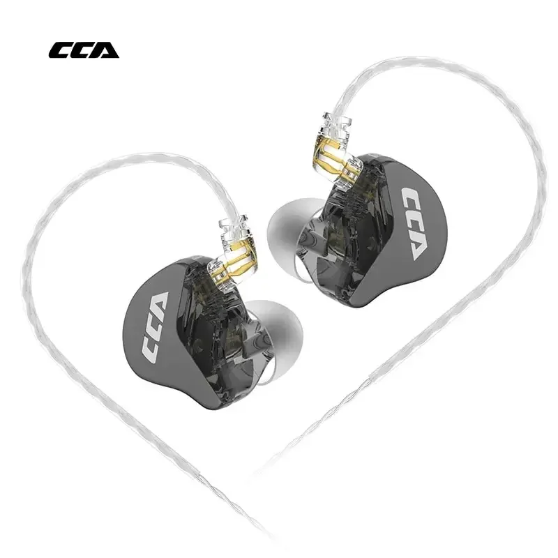CCA CRA داخل الأذن السلكية HiFi سماعة رصد سماعات معلقة إلغاء الضوضاء KZ ZEX Pro NRA CA 4 الرياضة ألعاب سماعات الأذن